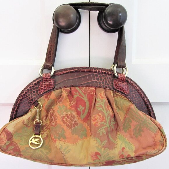 Etro Purse, Fabric Patchwork, Autumn Colors, Luxury Italian Designer Handbag - Picture 1 of 9